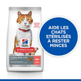 HILL'S SCIENCE PLAN Aliment Sec pour Chat Sterilised Adult Saumon